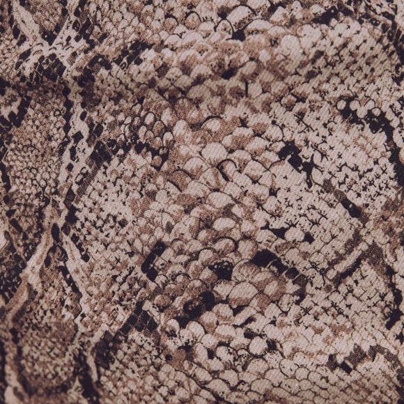 Reformation Lizzie Mini Dress Snakeskin - Picture 6 of 7